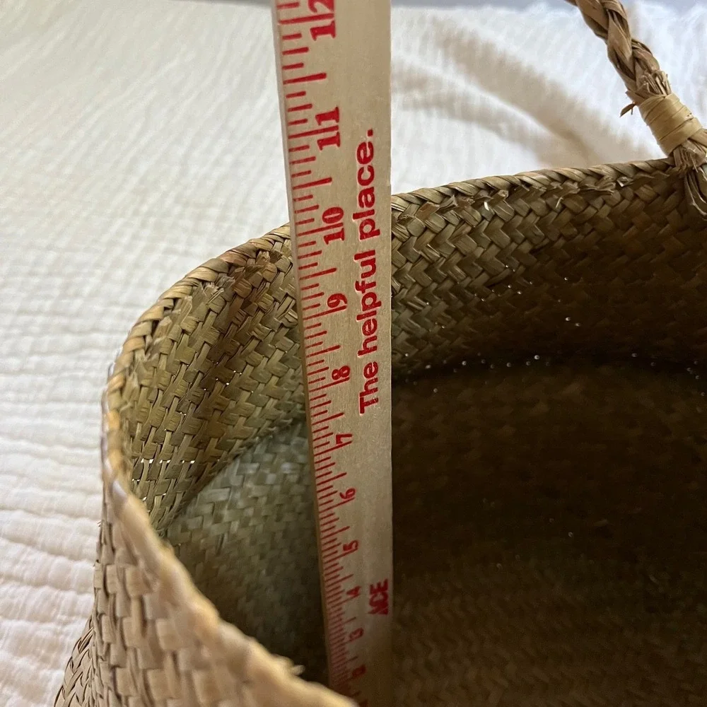 Vintage Woven Market Basket